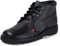 Kickers Women's Kick Hi Classic Ankle Boots | Extra Comfortable | Added Durability | Premium Quality, Black, 5 UK