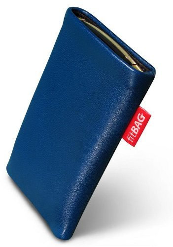 fitBAG Beat Royalblau Handytasche Tasche aus Echtleder Nappa mit Microfaserinnenfutter für Apple iPod Touch 3G 32GB 32 GB 64GB 64 GB