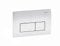 Geberit Kappa50 Dual Flush WC Wall Plate - Brushed Chrome