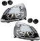BESTPRICE 2x phares avant Phare principal gauche + droite Compatible avec RENAULT CLIO 2 (BB_, CB_), CLIO 2 Fourgon/Shared (SB0/1/2_)
