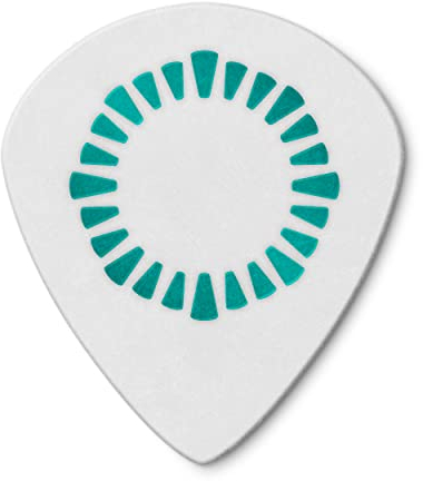 Jim Dunlop Tortex Jazz III XL weiß 0,60mm Beutel 6, AALP03, White
