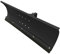 Schneepflug Schneeschild Universal 5 Fach verstellbar für Einachsermaschinen oder Rasentraktoren 150x40 cm Schwarz