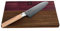 Kai Seki MAGOROKU MGC-0402 Couteau Santoku ultra tranchant + grande planche en bois de chêne, 30 x 18 cm