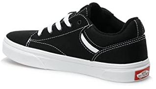 Vans Seldan Unisex Kinder Sneaker, Canvas Black White, 38.5 EU