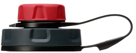 humangear Unisex – Erwachsene Capcap+ Flaschendeckel, rot, für Ø 5,3 cm
