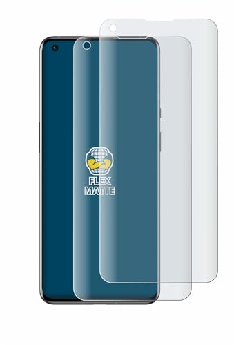 BROTECT Schutzfolie für OnePlus 9 Pro | 2 Stück Entspiegelnder Displayschutz Made in Germany Matte Full-Screen Folie Full-Cover 3D Curved Anti-Reflexion Montage Kit