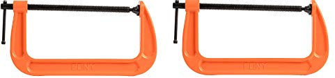 Pony Jorgensen 2680 Lot de 2 colliers de serrage 20,3 cm Orange
