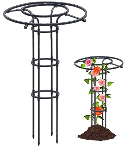 Tanant Rankgitter für Kletterpflanzen, Outdoor, 1,2 m, Gartenspalier, Pflanzengitter, Käfige für Rankpflanzen, Pflanzenstecker für Blumen, Rose, Tomaten, Rankgitter, Topfspalier für Topfpflanzen