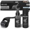 Microneedling Set für Männer inkl. Dermaroller 0,5mm - pflegendem Feuchtigkeitsserum mit Hyaluron & Sanitizer - MEN’S FACES
