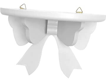Zerodeko Wandregal Wandregal Halbkreis Geformte Ablageregale Regal Kinderzimmer Dekoration Display Bowknot Rahmen Für Organisator Blumentopf Schlafzimmer Wäsche Trophäe Stern