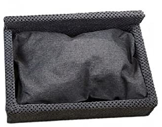 QLS Regal für Kletterwand Kratzbaum Katzenmöbel Box Katzenliege Wandliege Brücke Teile für einen Katzenkratzer Wandmontage (Box mit Kissen 40x26 cm #E09482)