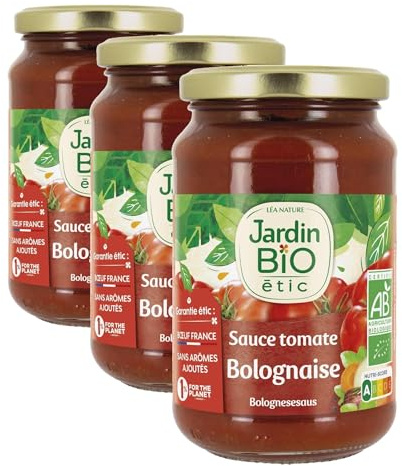 Jardin Bio Sauce Bolognaise au Boeuf, 350g (Lot de 3)