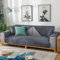 WYJHNL Sofabezug/Sofahusse, Sofabezüge/Schonbezüfe Super Weicher Flanell Dick Warm überwürfe/Sofaschoner Bequemer Plüsch rutschfest Decke Möbelschutz Für Wohnzimmer 90 * 180cm Dark Gray