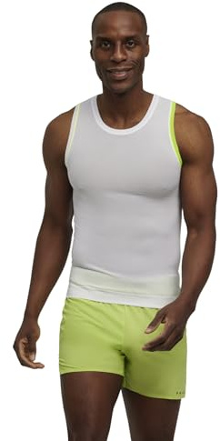 Falke Herren Baselayer-Shirt Ultralight Cool M S/L SH Funktionsmaterial schnelltrocknend 1 Stück, Weiß (White 2860) - Trend, S