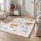 Taracarpet Teppich für das Kinderzimmer Kinderzimmerteppich und Jugendzimmerteppich Soft Kids kuschelig weich in verschiedenen Designs Eichhörnchen braun 120x170 cm