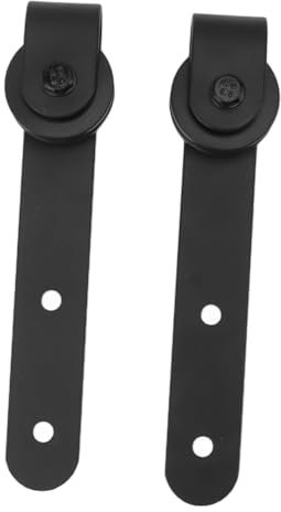 Cabinet Door Sliding Hanging Rail Pulley Kit Smooth Silent Barn Door Style Rollers Hardware Set