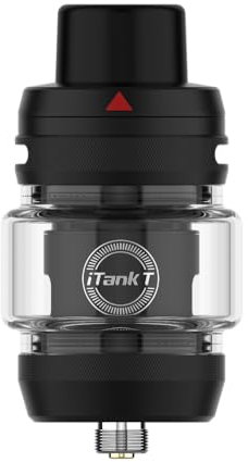 Original Atomizador de tanque Vapo'resso Itank T de 6 ml bobina GTi de 0,2/0,4 ohm tapa deslizante DTL para kit de cigarrillo electrónico Gen Max Box Mod Gen SE (Negro) - No Nicotine