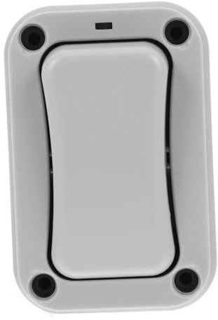Veemoon Outdoor Doorbell Button Light Switch for Home Security Momentary Switch Protects against Rain