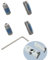 Refrigerator Door Handle Screws 6009-001526 2029618 Fits for Samsung Fridge Replacement Parts,6009-001526 Also for Kenmore Refrigerator Door Handle Screws（4PCS