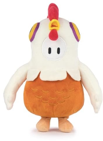 Barrado - Fall Guys Plush Toy - Rooster Costume - Chicken - 30cm -16002744