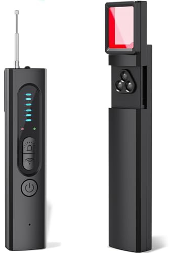 Versteckte Kamera Detektor Spion Kamera Finder mit Wireless Signal Scanner, Magnetischer Erfassung & IR Scan, 6-Stufen Empfindlichkeit, Tragbar für Reise Büro Haus Sicherheit