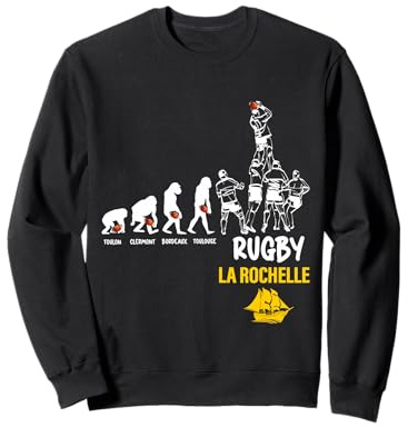 Rugby La Rochelle Evolution Geschenk Fan Herren Damen Sweatshirt