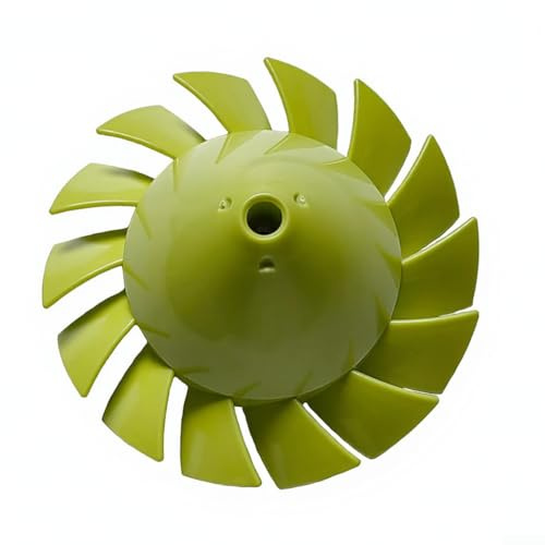 Repuesto de ventilador de ventilador de 18 V, piezas de alta refrigeración para modelo 529437003004001 - PVC verde, paquete de 2 3.77 x 1.77 pulgadas