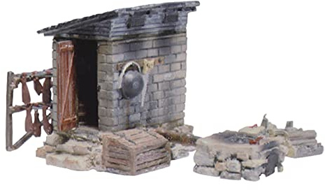 Woodland Scenics D213 Räucherofen Räucherhaus Räucherhütte Räucherhäuschen Räuchern im Rauchofen für Spur H0 HO 1:87 Smokehouse