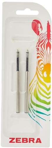 ZEBRA Pen Refills, Black Ballpoint Pen Refills with Oil Based Ink, Reliable Black Pen Refill with Easy Glide Black Ink for Smooth Writing Experience in Home, Office or School, 1.0 mm