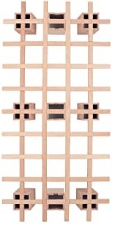 Tojo Bett System Funktionsbett | Futonbett I Gästebett/Studentenbett/Jugendbett | Das Flexible Raumwunder | Unbehandeltes Holzbett ohne Schrauben/Beschläge (100 x 200 cm)