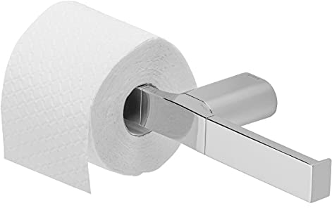 Geesa Wynk Toilettenpapierhalter doppelt, bietet Platz für 2 Rollen Toilettenpapier, Farbe: Chrom, 294 x 31 x 86 mm