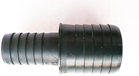 Farm & Field Hardware Hose Pipe Reducer Barbed to Hose Tails 38 mm to 25 mm. Single.