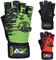 AQF Fitness Handschuhe Trainingshandschuhe Mit 50cm Handgelenk Bandagen Unterstützen Für Bodybuilding & Gym Workout fur Herren & Damen (Grün, M)