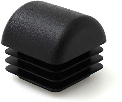Qty: 16pcs 20mm (3/4) Square Tube Domed Ribbed Inserts End Caps Stoppers Plugs for Table Chair Furniture Legs by Lifeswonderful®