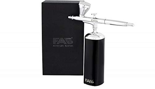 FABHair & Beauty Airbrush System - Professional Cordless Portable Airbrush and Compressor