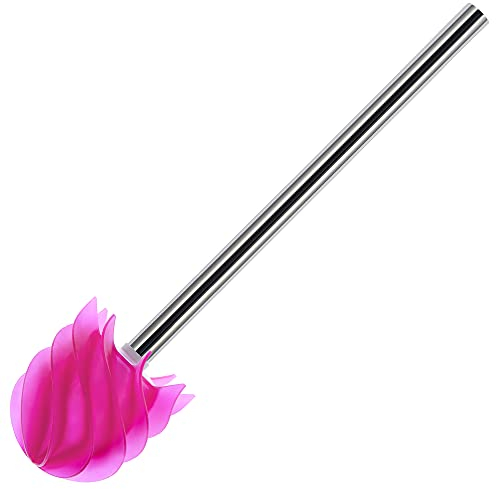 LOOMAID Silikon WC-Bürste mit Lotuseffekt – Made in Germany – Ersatz Klobürste, Toilettenbürste (Pink)