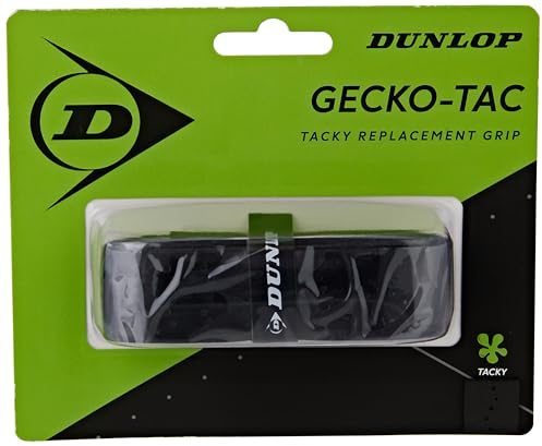 Dunlop Unisex Gecko-Tac Ersatzgrip Griffband, Schwarz, 1 Stück