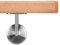 Handlauf Holzhandlauf VKT 42 x 42 mm Wandhandlauf Esche Halter rund 110 cm 2 Halter
