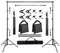 Backdrop Stand 8.5×10ft, SEDGEWIN Einstellbare Fotografie Hintergrund Unterstützung System Kit für Foto Video Studio Bildschirm mit Tragetasche, Frühling Klemmen Hintergrund Musselin Clip Halter
