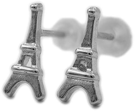 Ohrstecker Silber 925 Silberohrstecker Ohrringe S0696 🗼 Eiffelturm Paris