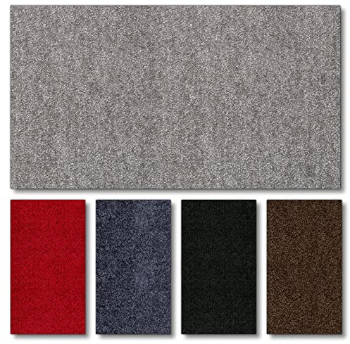 Fußmatte nach Maß PT-MAX | waschbar & unifarben | ab 21,86 € | gewählt: 20-50 cm breit, 51-75 cm lang, grau