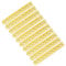 Shanrya Stainless Steel Piano Hinge, 90 Degree Yellow Long Strip Hinge Buckle Hinge Piano Hinge Heavy Duty 10 Pcs Hinge 100mm Hardware for Mini Doors for Hatches
