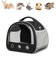 SOONHUA Sac de Transport pour Petits Animaux, Sac de Voyage pour Animal Domestique, Sac de Transport Portable pour Cochon d'Inde avec fenêtre Transparente et Maille Respirante pour Oiseaux, Rats