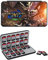 Konphat Game Card Case for Nintendo Switch / Switch Lite / OLED, Switch Cartridge Organizer Storage Box Game Holder with 24 Game Card & 24 Micro SD Cards Slots, Soft Silicone Lining, Magnet Closure