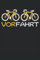 Vorfahrt Rennrad Fahrrad Moutnainbiker Radfahrer: Fahrtenbuch und Notizbch für Fahrradtouren