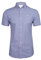 Xact Mens Cotton Gingham Check Shirt, Button-Down Collar, Short Sleeved (Dutch Blue) XXXL