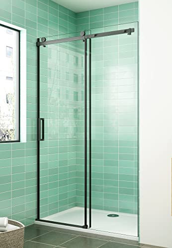 Acezanble Duschtür Nischentür 120cm Duschabtrennung Schiebetür Dusche 8mm NANO GLAS H200cm