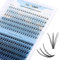 Faux Cils Bouquet Extension Cils 240 pcs Cluster Individuels Naturel DIY à la Maison 20D+10D 0.07mm D Curl 8-16mix Volume Soie Cils Grappe de greffage soie Prefait Gemerry Cils（20D+10D-0.07D,8-16mix）