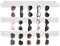 HONZUEN 3 Stück Brillenhalter Wand, Durchsichtig Acryl Sonnenbrillen Organizer, Brillenständer für Mehrere Brillen, Wandmontage Organizer Display für Sonnenbrillen Brillen
