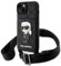 KARL LAGERFELD KLHCP14SCSAKHPKK hülle für iPhone14 6.1 hardcase Schwarz Crossbody Saffiano Monogram Ikonik